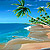 solitude - oil painted surfboard