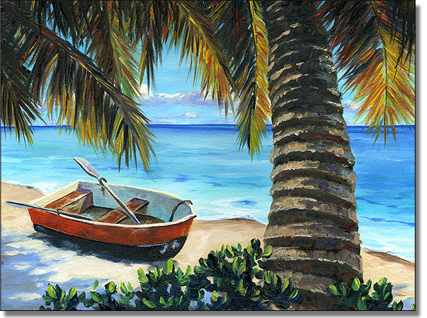 art work - painting - looking for shade