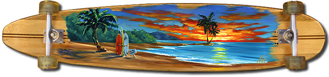 skateboard art - cruizin