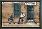 cafe south - figurative painting