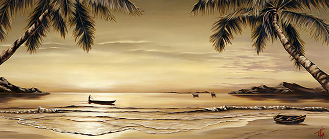 art work - painting - Autumn Waters