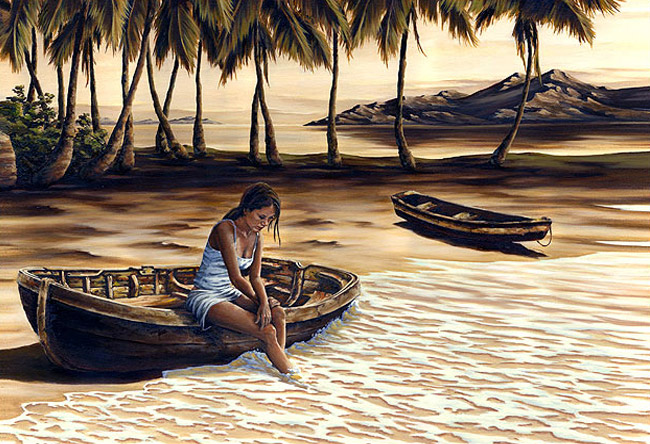 art work - painting - calm waters