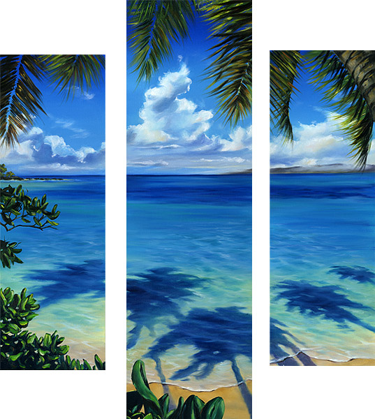 art - island pass triptych  by Tillack
