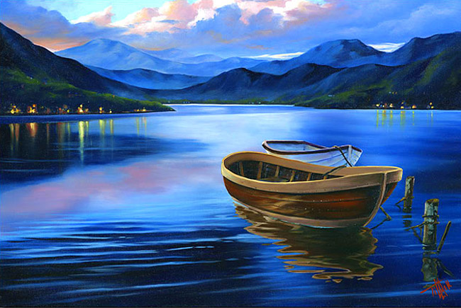 art work - painting - somewhere