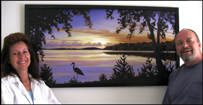 art collectors and Lisa Anderson