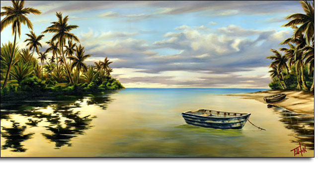 art work - painting - calming horizons