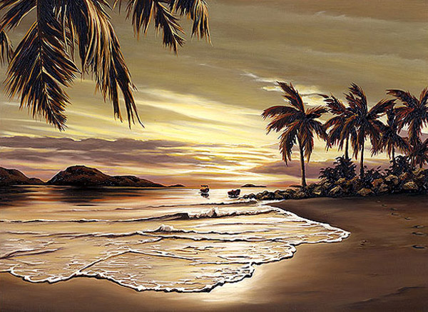 art work - painting - fishermans cove