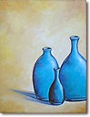 art - oil painting - 3 bottles