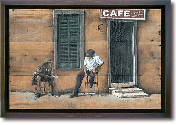 art work - painting - Cafe South