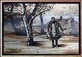 art - painting -  ghost of glenrowan (ned kelly)