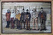 art - painting -  wyatt earp gang