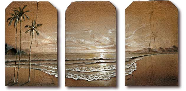 art work - painting - Tryptic Bay