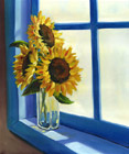 mornging welcome - floral painting