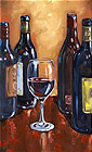 sweet surroundings - wine painting